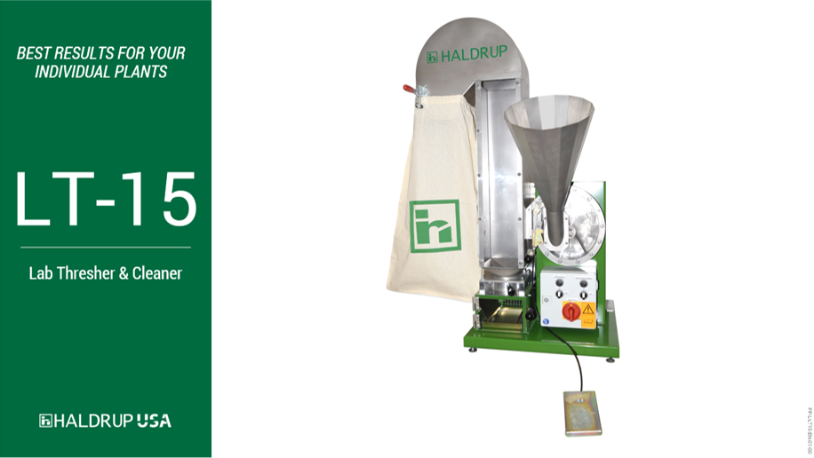 Lab Machines, Haldrup thresher ,hemp threscher, Lab Machines in USA, Lab Machines for field research, HALDRUP LT-15