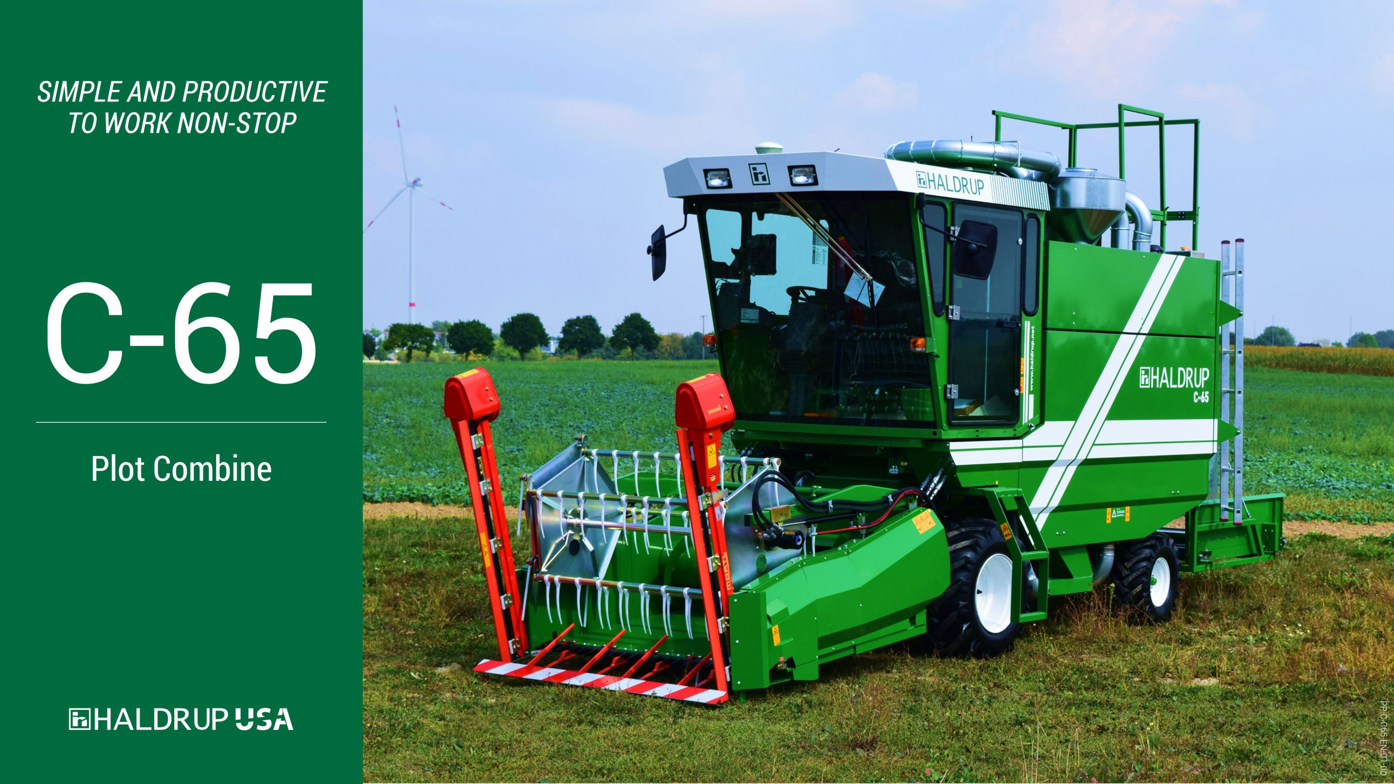 Plot Combines USA, Haldrup C-65, C-65, Haldrup USA C-65, Haldrup Combines, Combine C-65