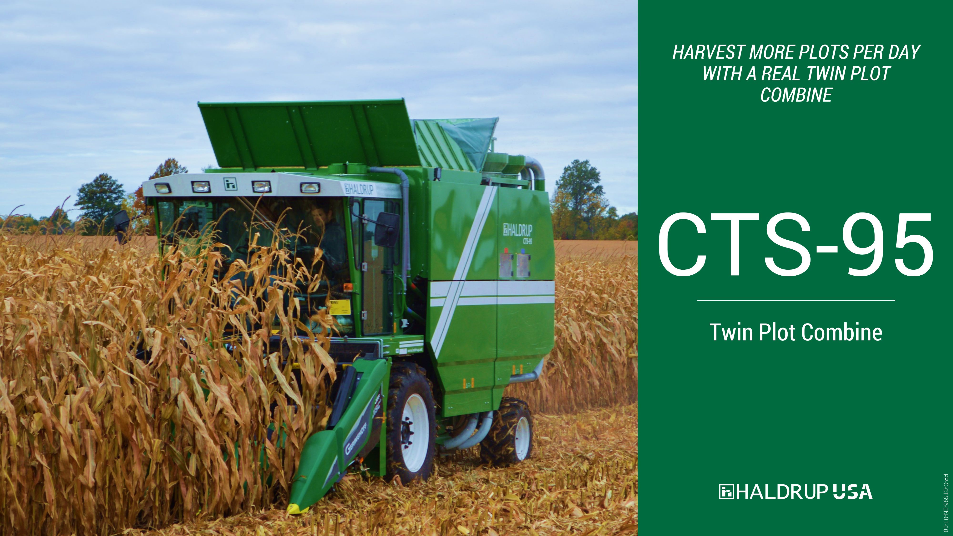 Plot Combines, Haldrup CTS-95, CTS-95, Haldrup USA CTS-95, Haldrup Combines, Combine CTS-95 