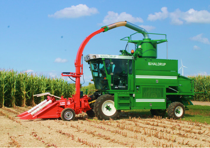 Plot Harvesters, Haldrup Plot harvesters in USA, Harvester M-65, USA HALDRUP Harvesters